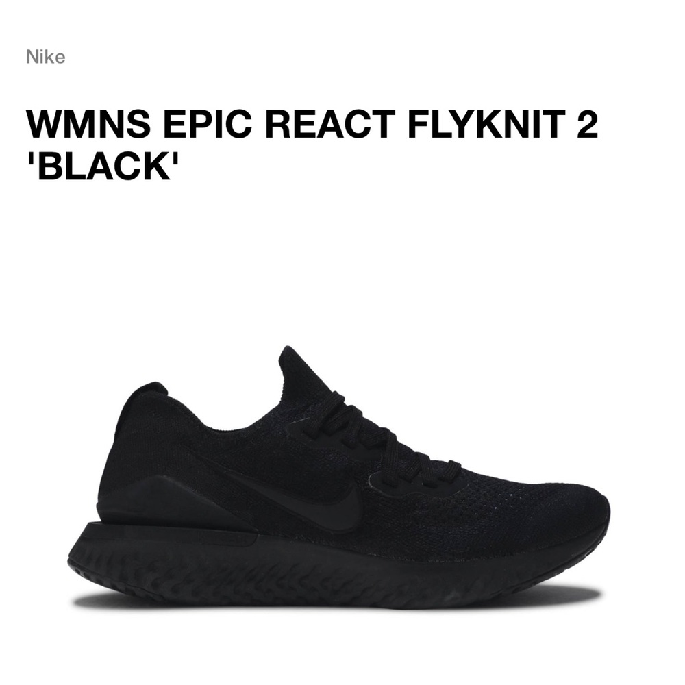 EPIC REACT FLYKNIT 2 'BLACK'